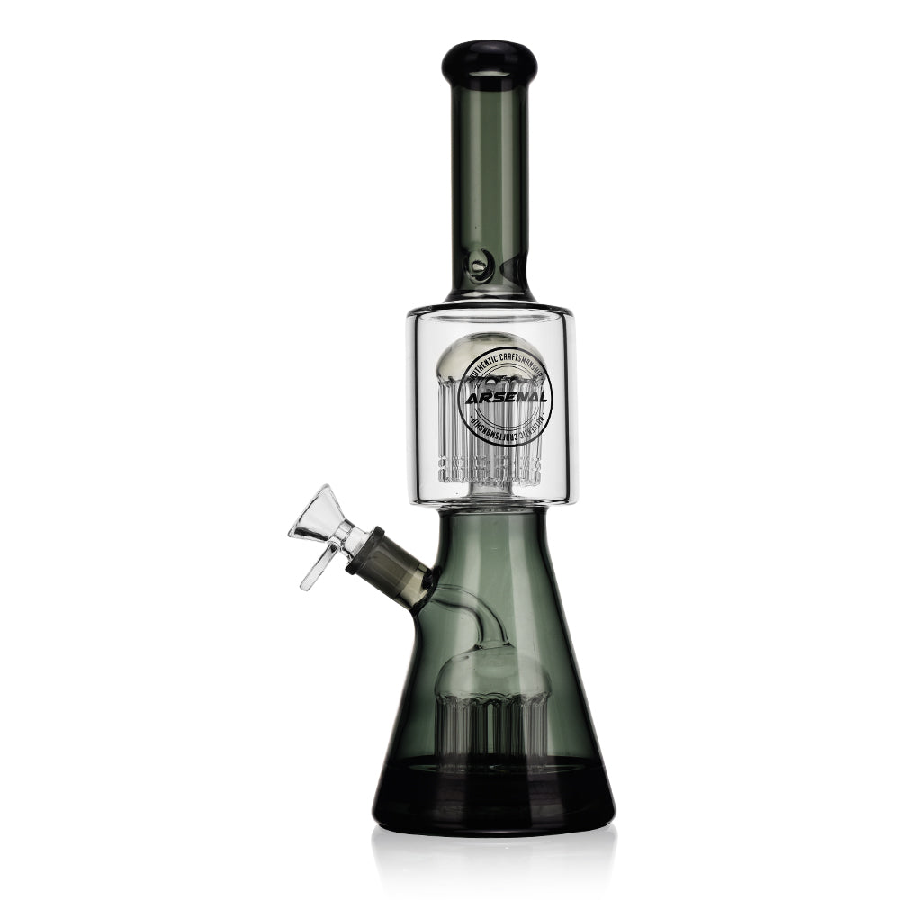 Arsenal 11.5" 14mm Double Chamber Percolator Bong