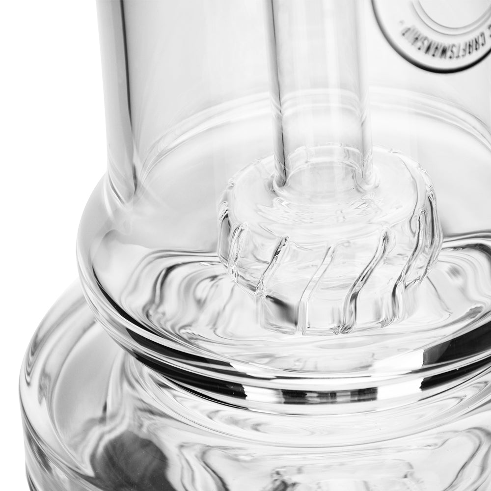 Arsenal 11" Barrel Perc Bent Neck Bubbler w/ 14mm Bowl