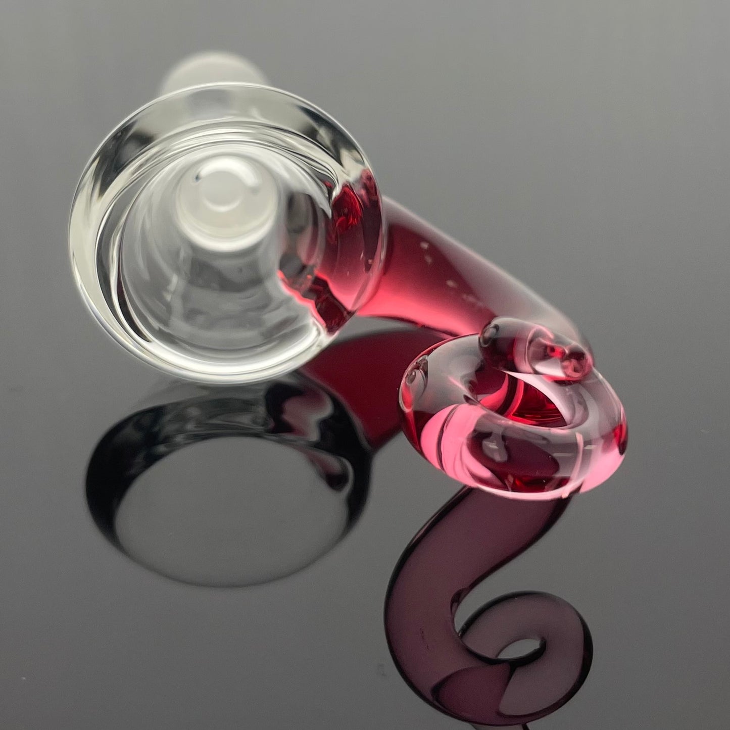 Discobox Clear Bowl w/ Horn 14mm 1 Hole