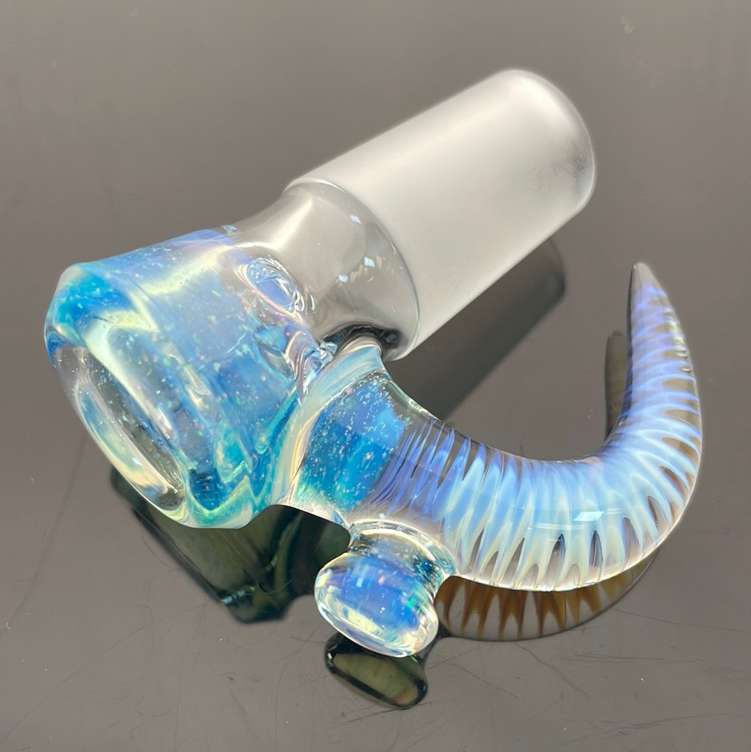 Jamms 2 Tone Crushed Opal Encalmo Bowl w/ Cane 18mm 4 Hole