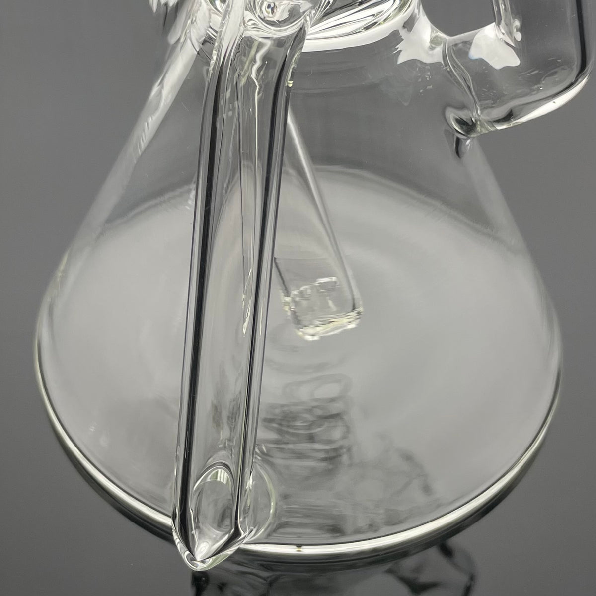 Discobox Clear Single Recycler Beaker w/ Removable Stem