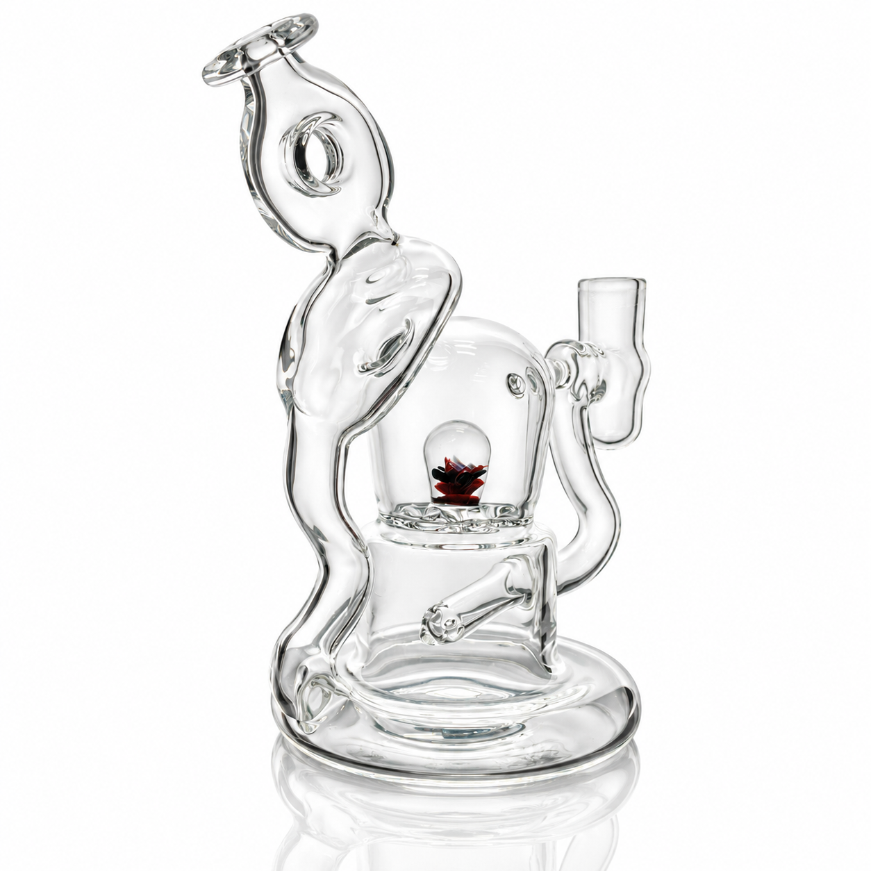 Mastah Glass 14mm 6 Hole Disk Recycler