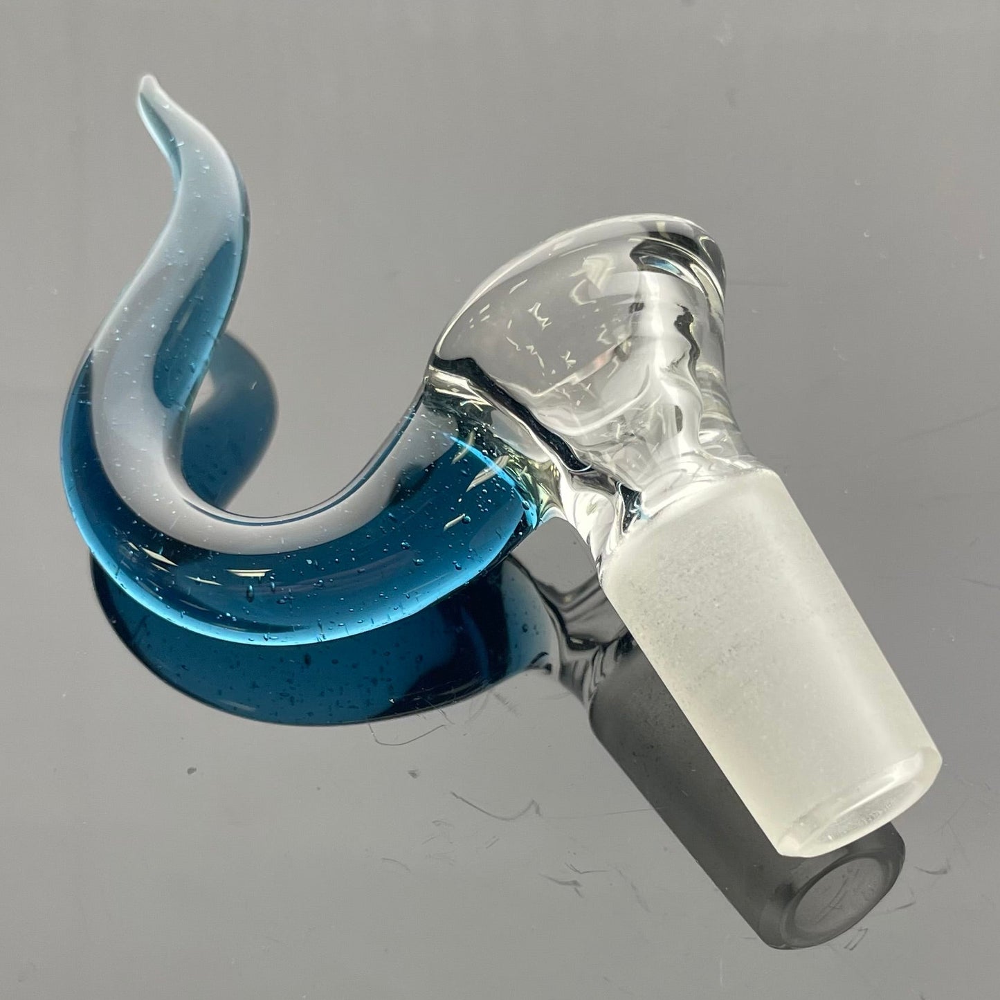 Discobox Clear Bowl w/ Horn 14mm 1 Hole