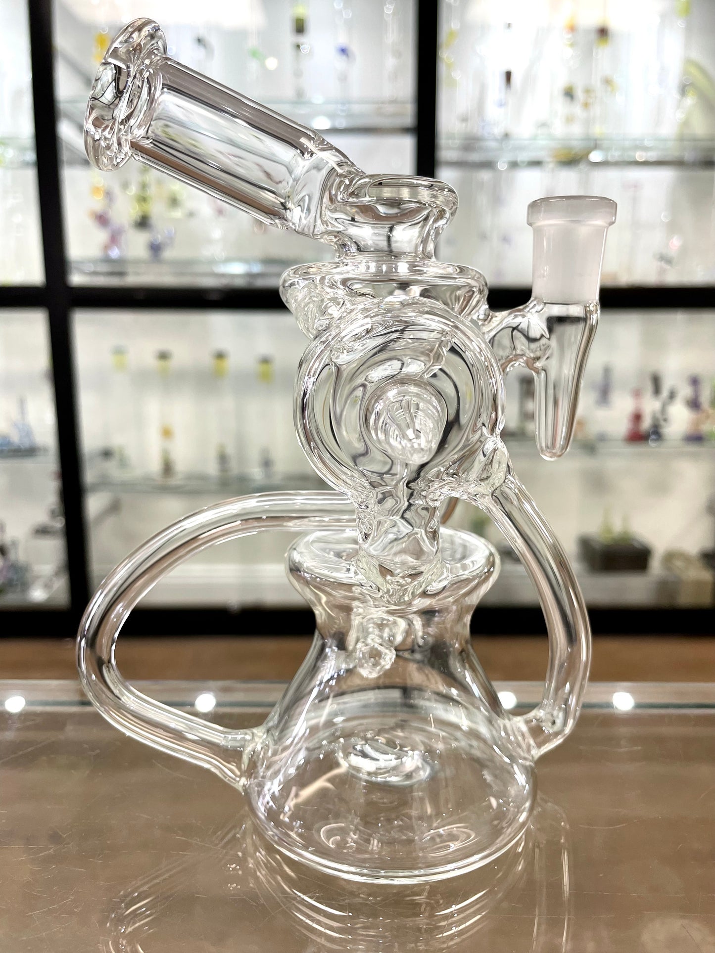 Mimzy Clear Side Scroller Recycler - 14mm