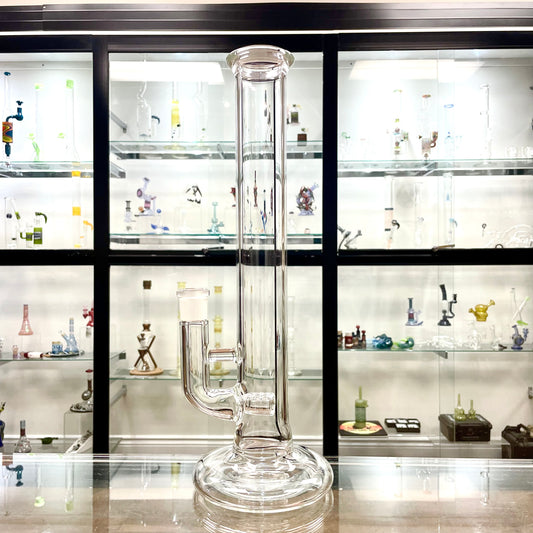 Green Belt 14.5” Clear Hollow Foot Stemline Tube