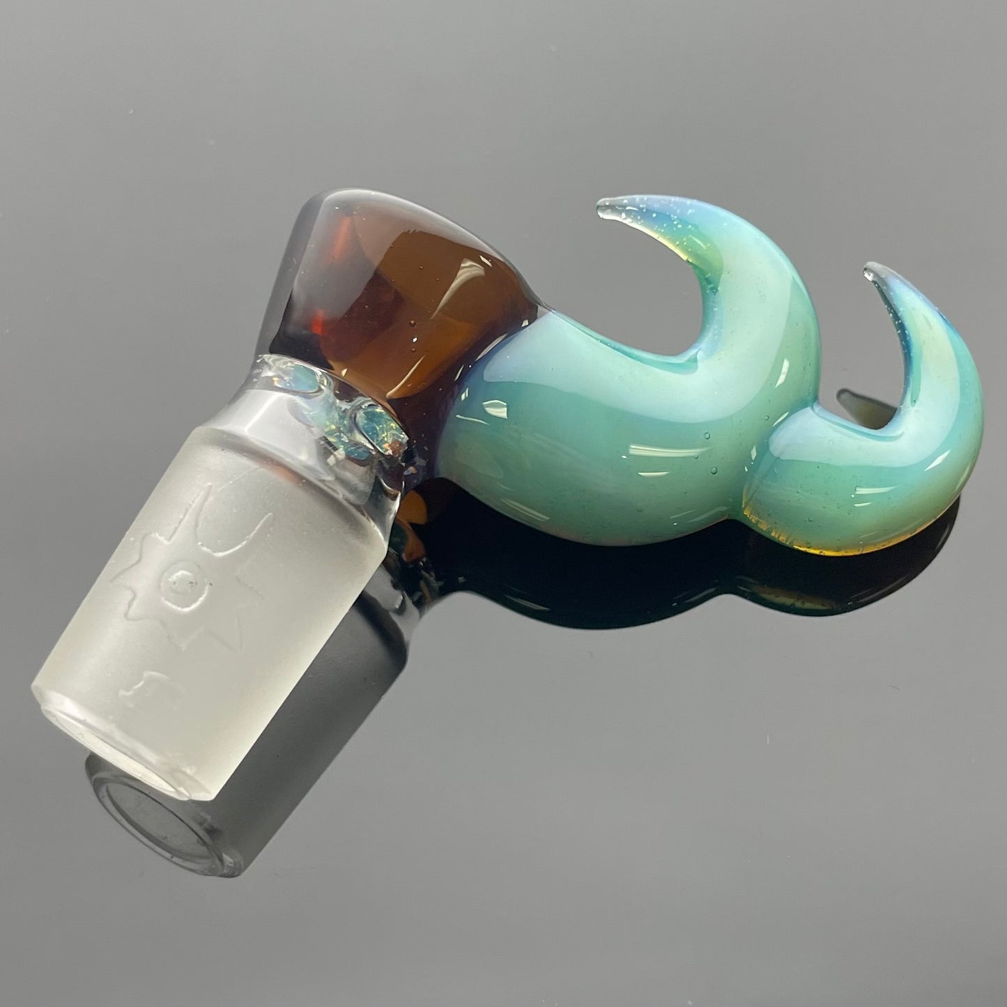 Mafe Worked Dual Chamber Recycler - "Choco Mint"