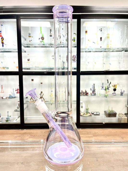 Philip Legge Medium Beaker w/ Colour Accents - Pink Slyme