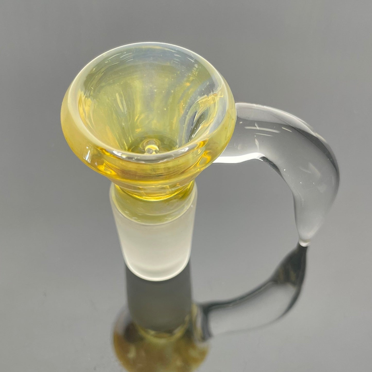 Mastah Glass 18mm Fumed Horn Bowl