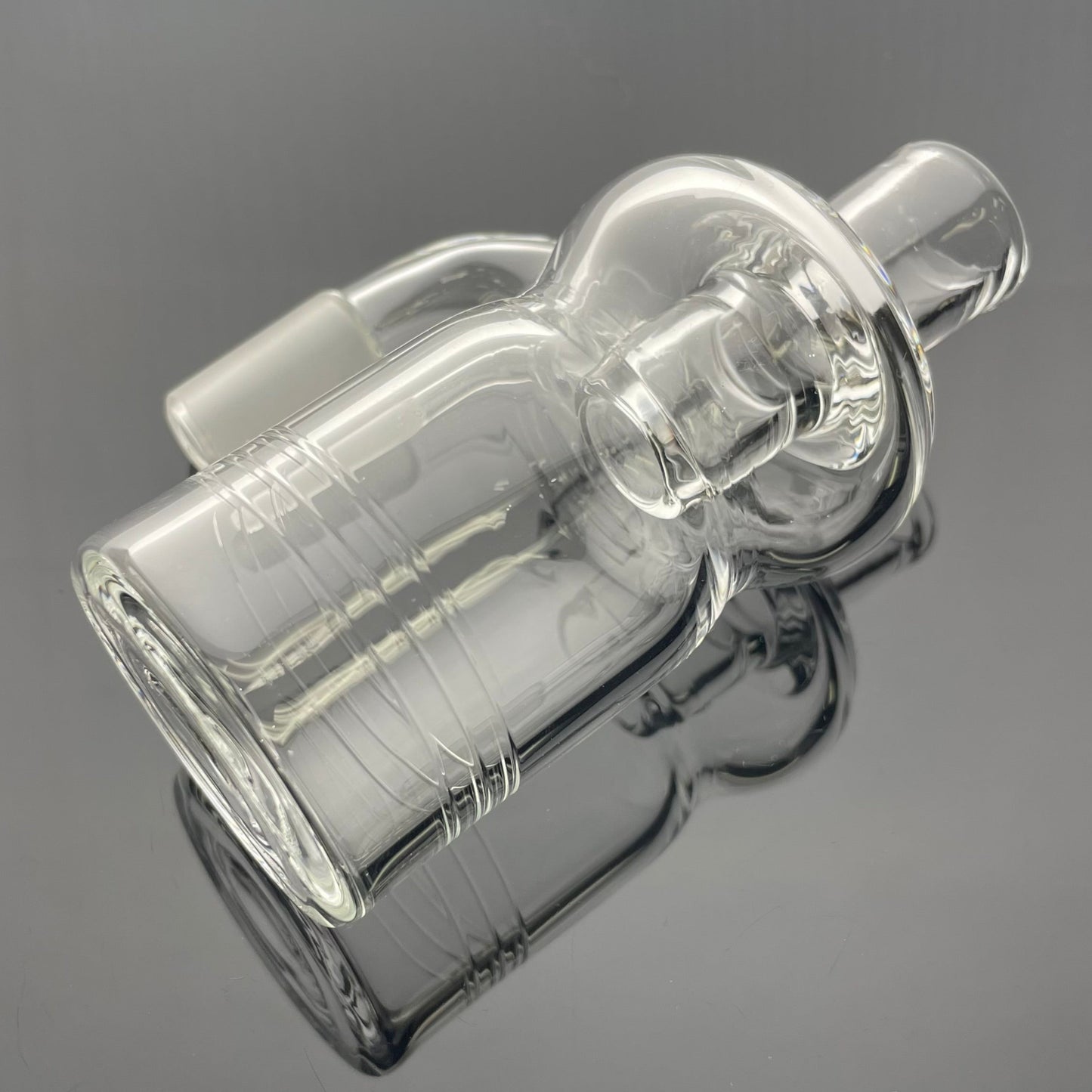 Mastah Glass 14mm/14mm 90 Degree Dry Ash Catcher w/ Handmade Joint