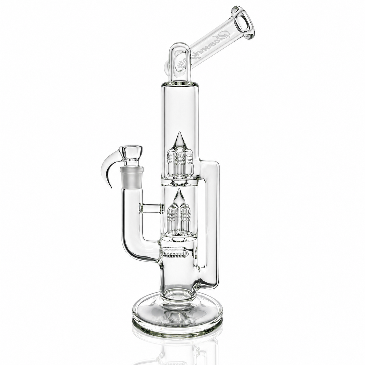 Sovereignty SideCar Treecycler G Line 9.5mm 6 Cut DownGrid to Inverted 4 to Inverted 4 Clear Tube