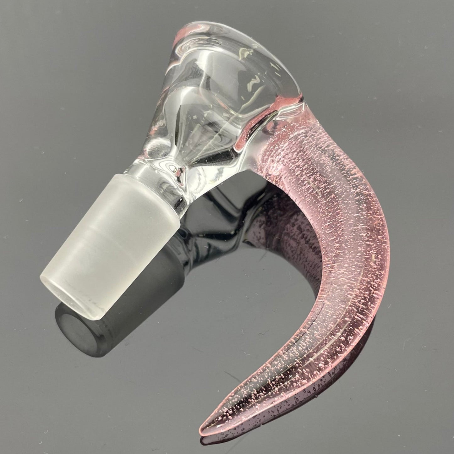 Green Belt Clear Horn Bowl 14mm 1 Hole