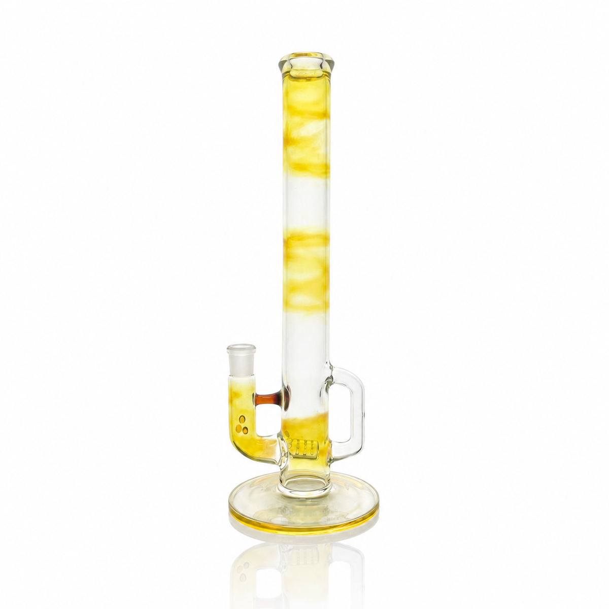 Green Belt Colour Accented Fume Stemline Drain Tube - Golden Amber