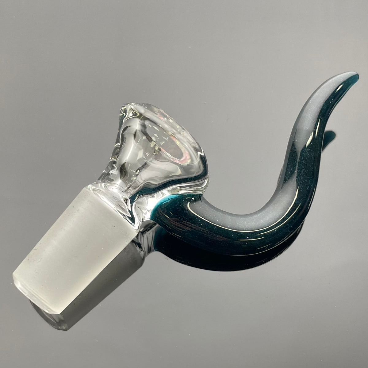 Discobox Clear Bowl w/ Horn 14mm 1 Hole