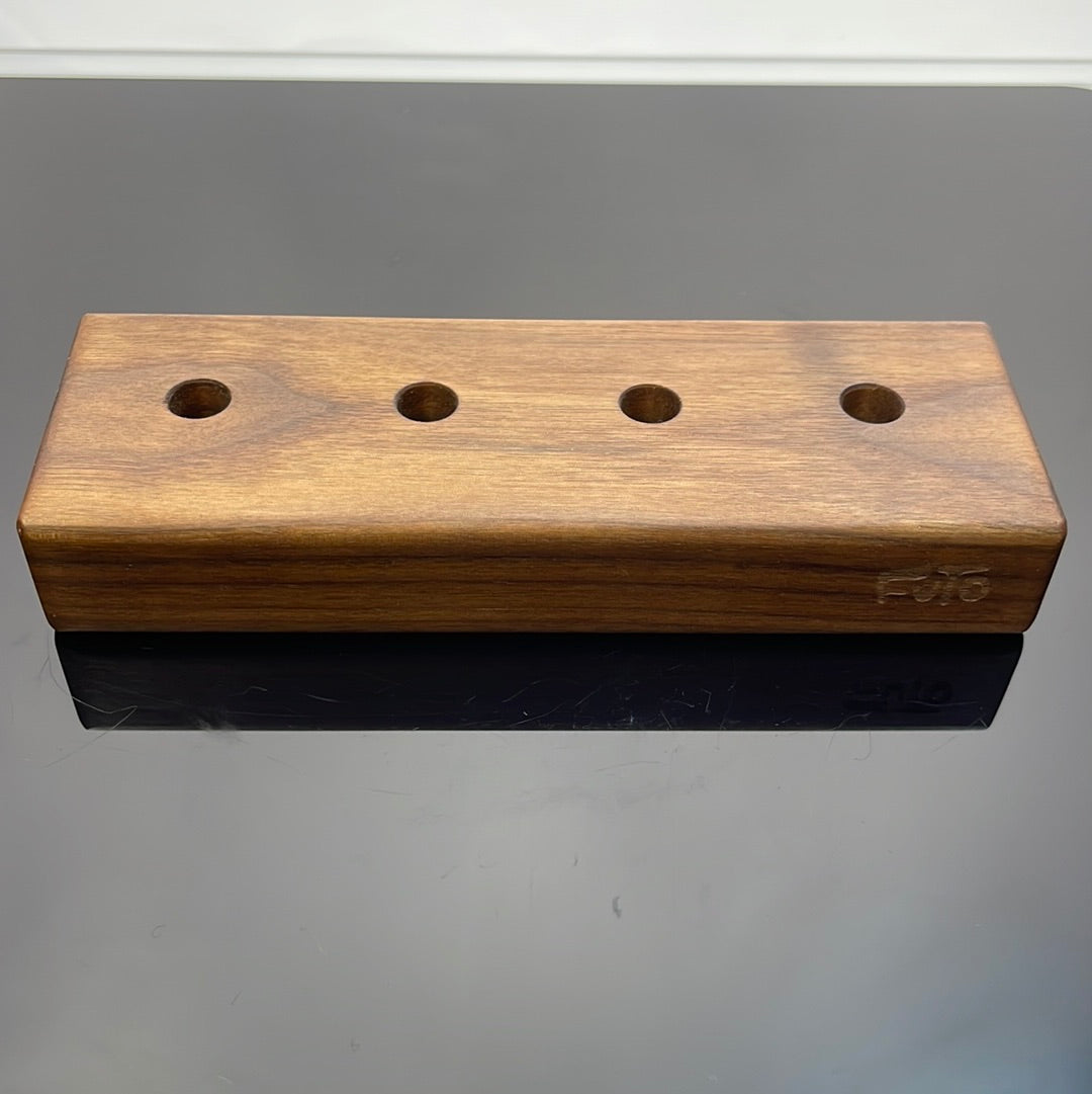 Futo 4 Hole Bowl Stand - 10mm Walnut