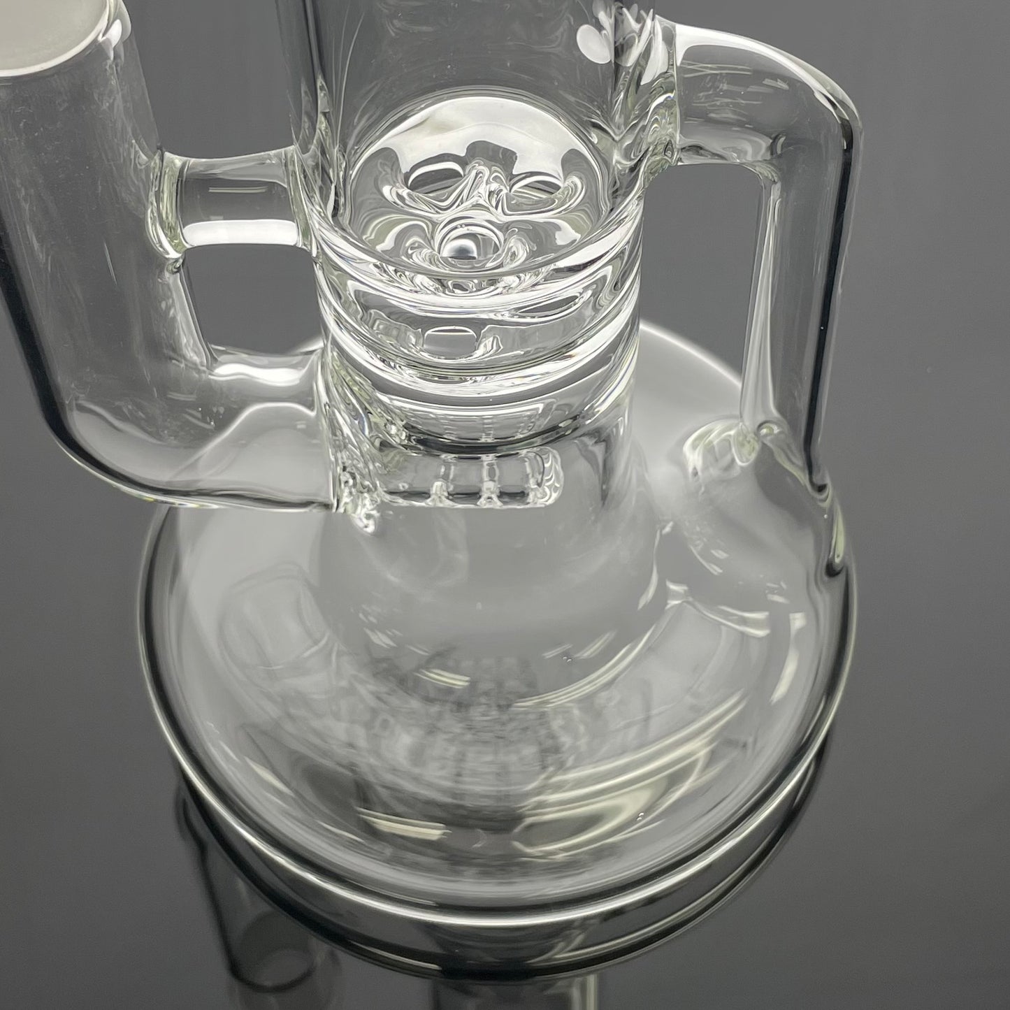 Green Belt Clear Blooper Stemline Tube w/ Drain & Hollow Foot