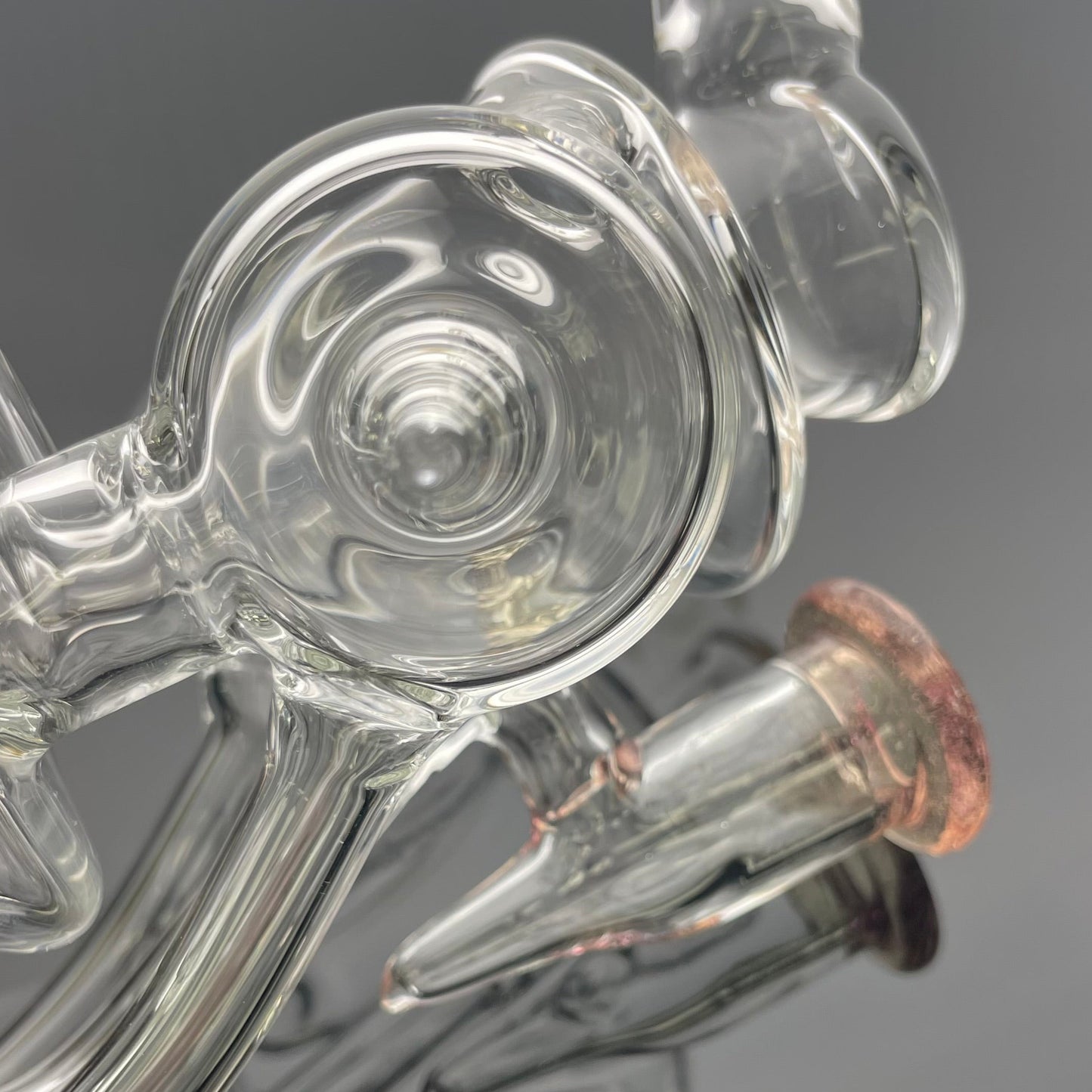 Mimzy Colour Accented Full Scroller Recycler - 14mm