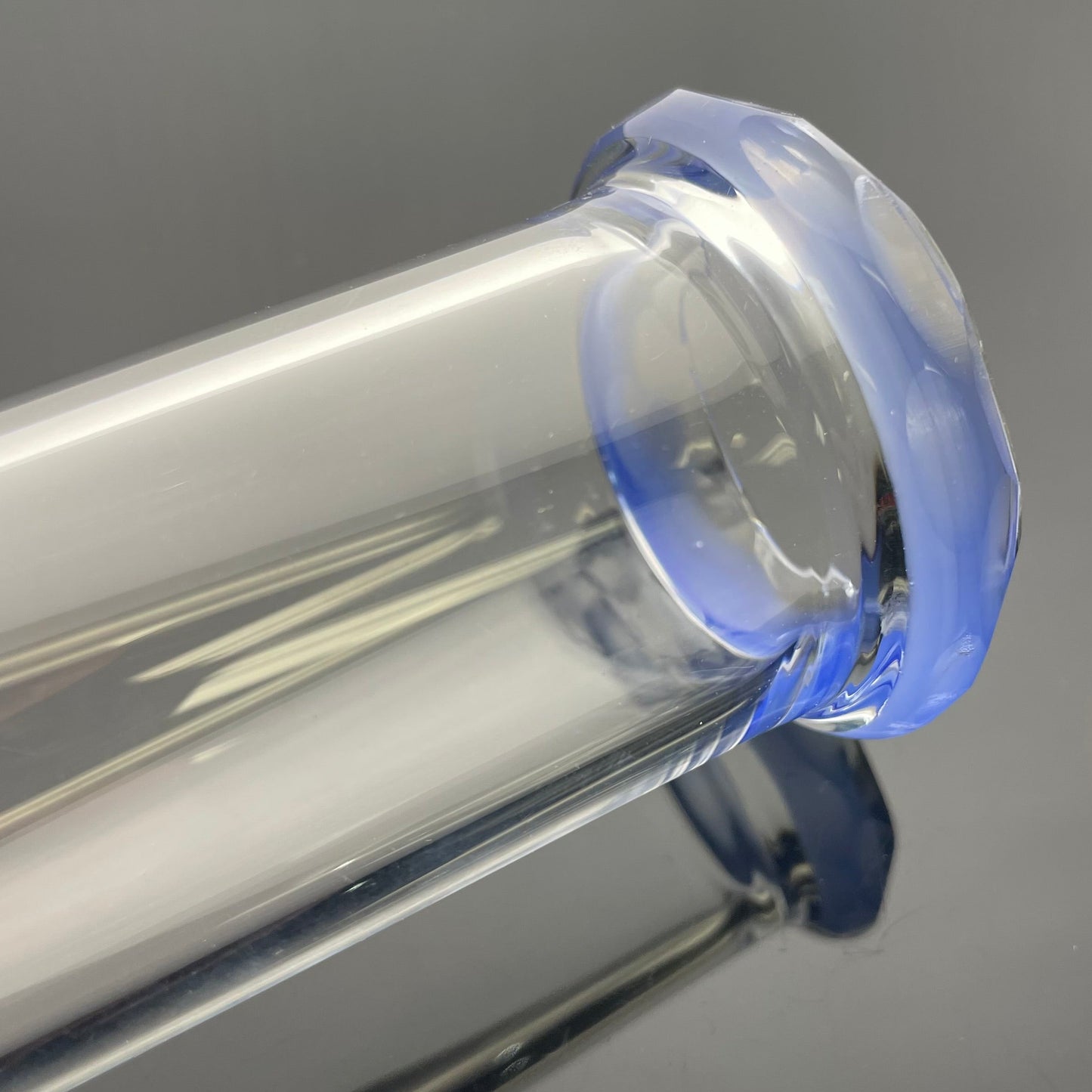 Blazed Mini Pillar Tube w/ Double Bore Straight Neck & Hollow Foot - Mystique