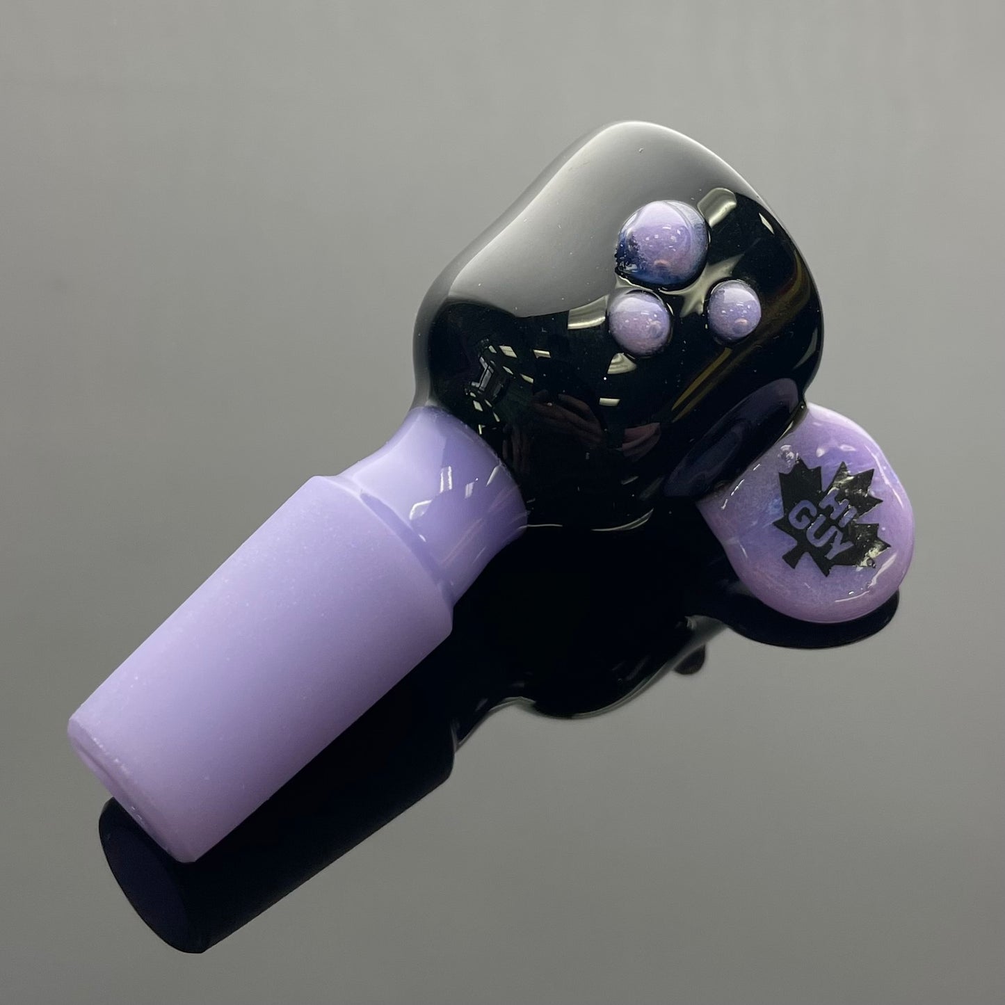 HiGuy 14mm Black Bowl w/ Purple