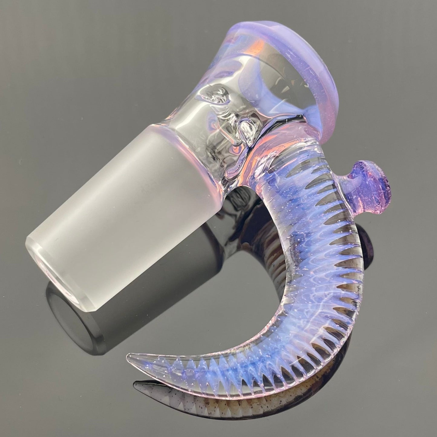 Jamms Clear Base Bowl w/ Colour Lip & Cane 18mm 4 Hole