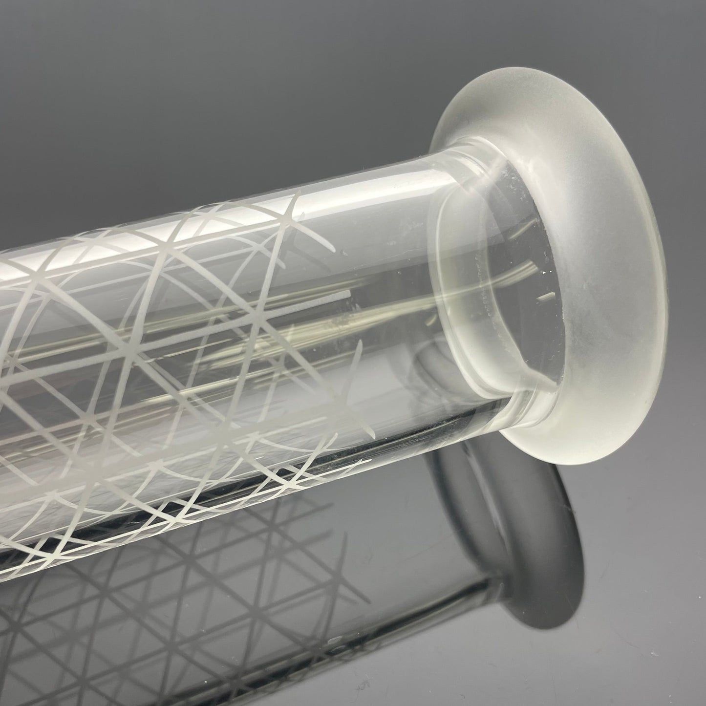 Gnob Glass 44mm 16" Reactor Stemline w/ Sandblasting - #1