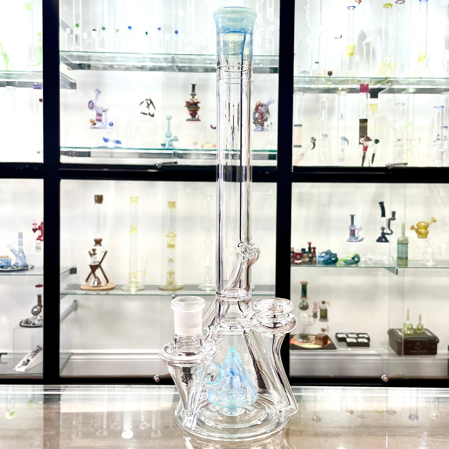 Discobox Colour Accented Fixed Double Recycler Beaker - Marina