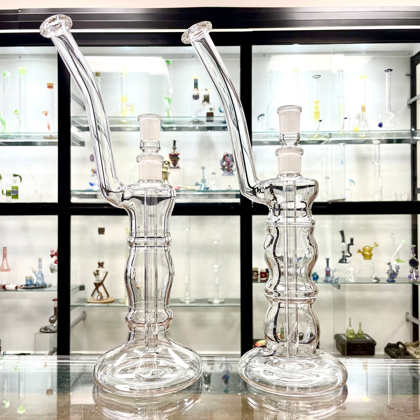 Mastah Glass Clear 18mm Bubbler w/ Removable Stem