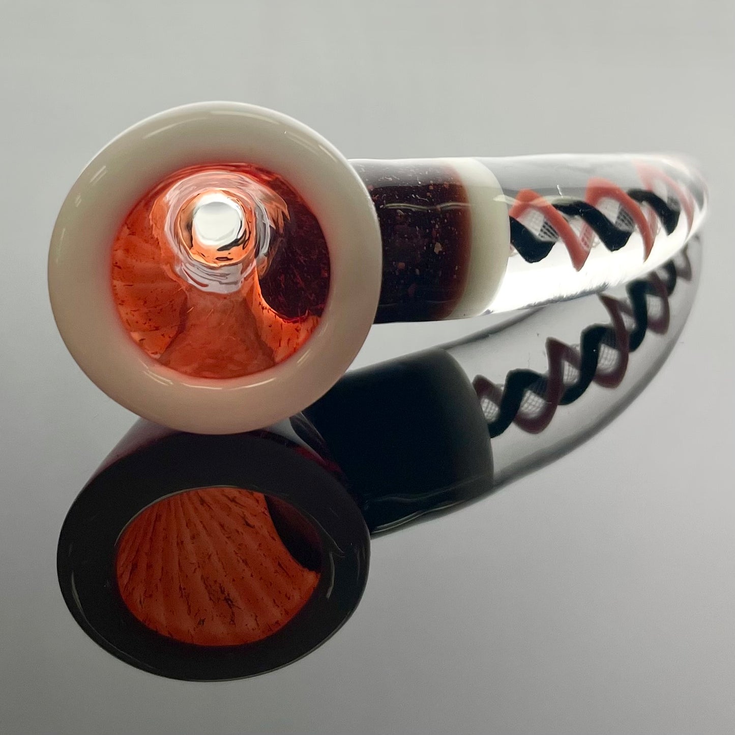 Glass With Jeremy 14mm Dichro Horn Bowl - Various Colours