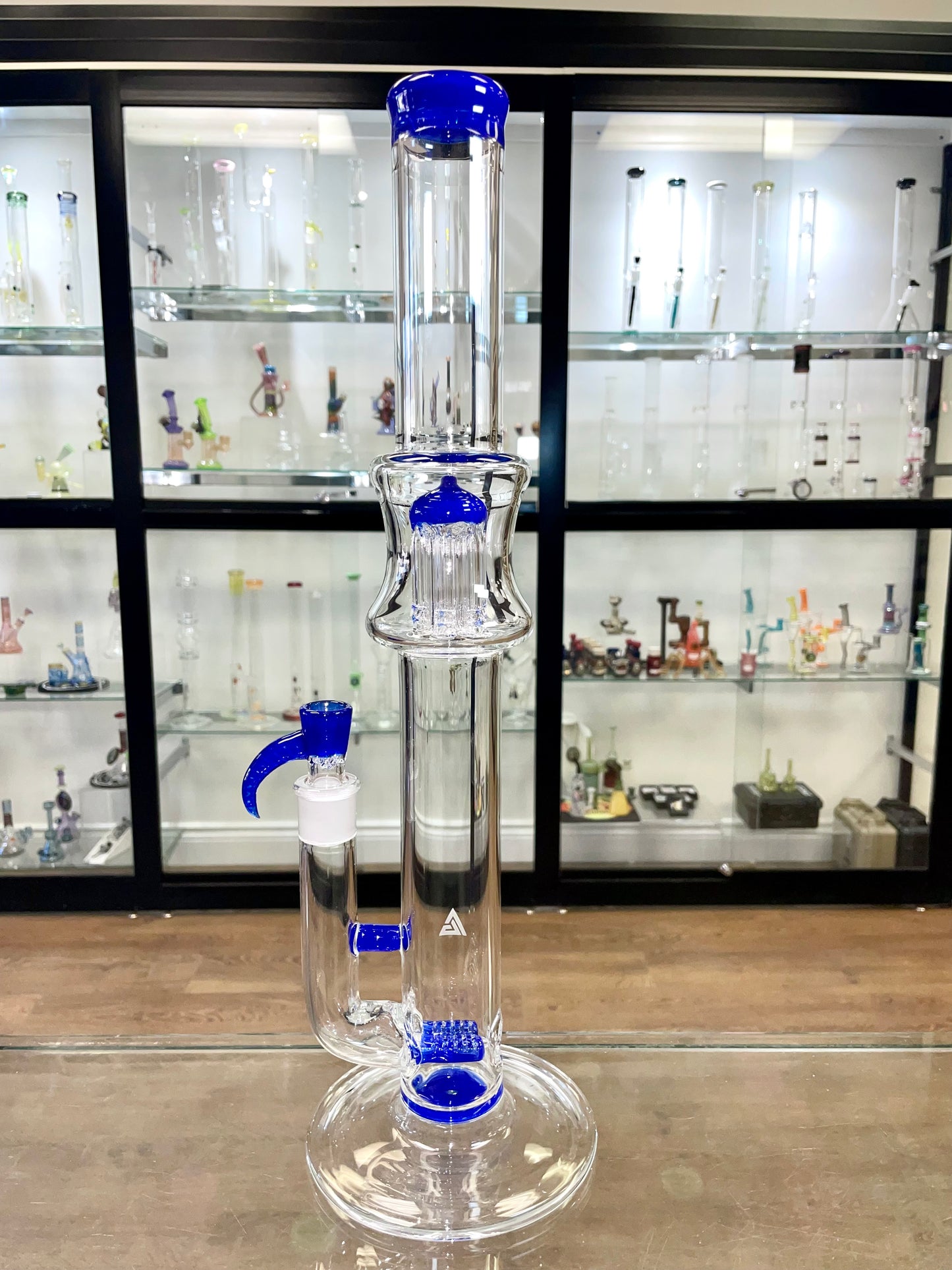 Gore Glass 18" 44mm Fully Accented Dual Stem to 6 Arm - B