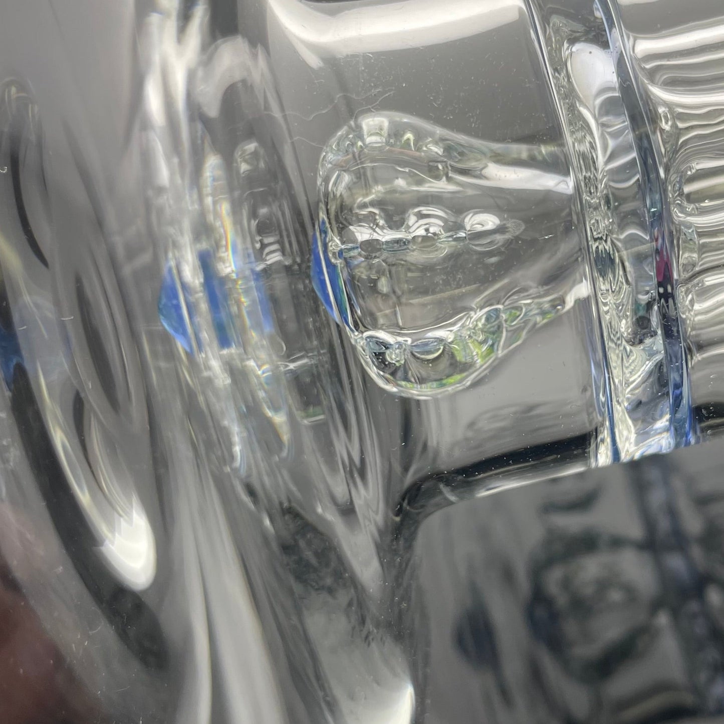 Blazed Mini Pillar Tube w/ Double Bore Straight Neck & Hollow Foot - Mystique