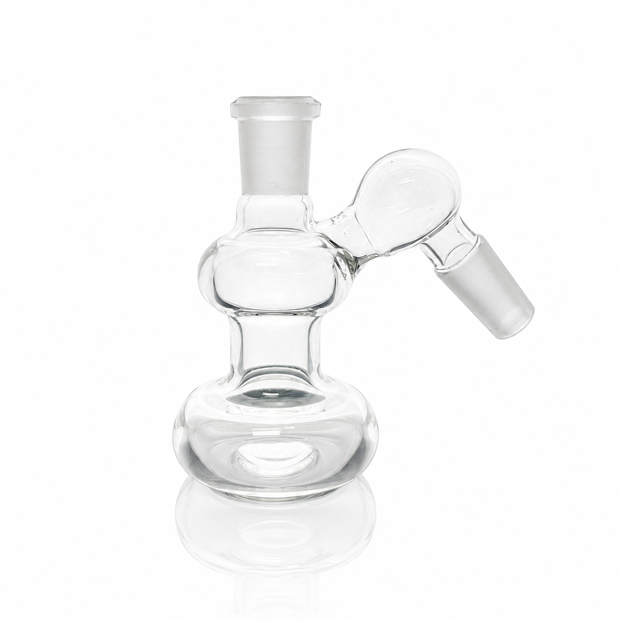 Green Belt 14mm 45 Clear Traditional Dry Ash Catcher