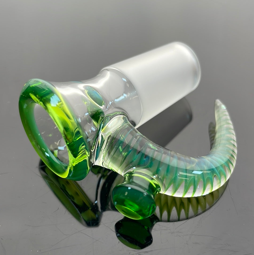 Jamms Clear Base Bowl w/ Colour Lip & Cane 18mm 4 Hole