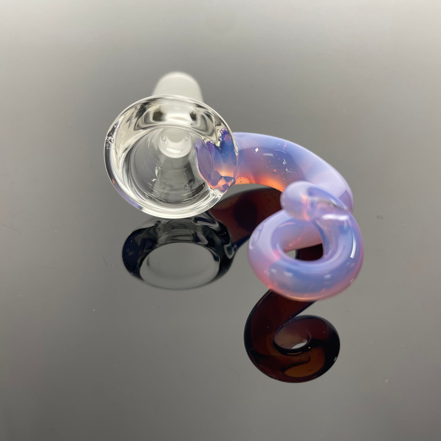 Discobox Clear Bowl w/ Horn 14mm 1 Hole