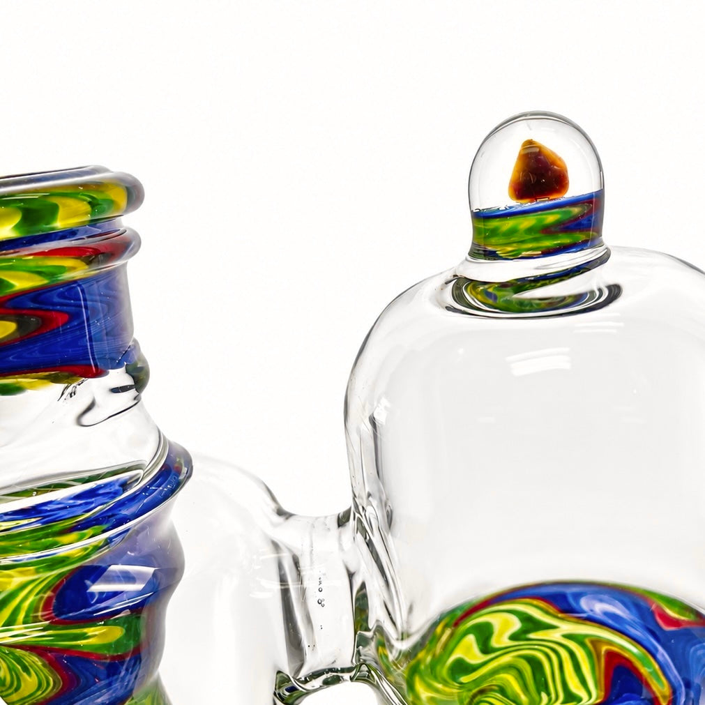 Blazed Worked Double Bubbler - Creepy Crawlers