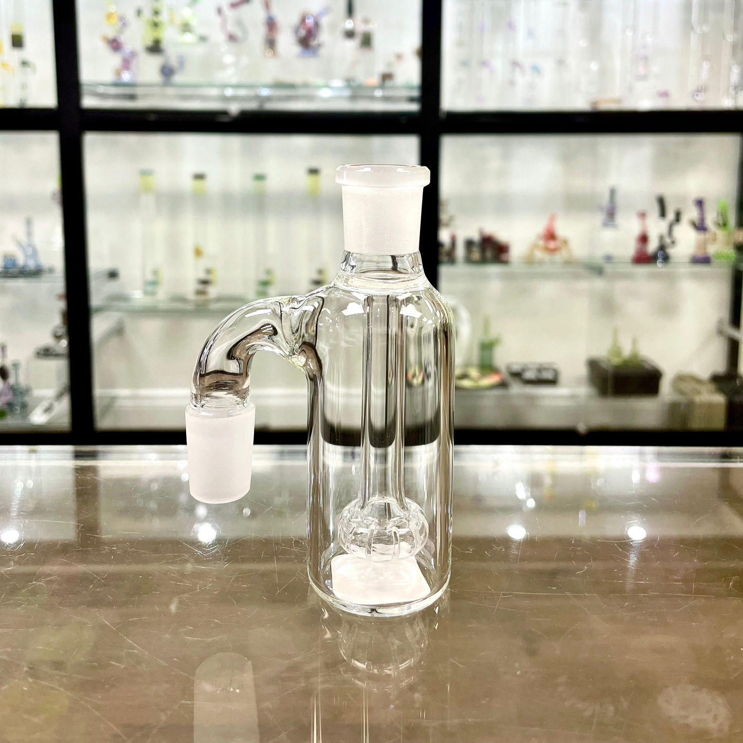 Clear 18mm 90 Degree Showerhead Ash Catcher