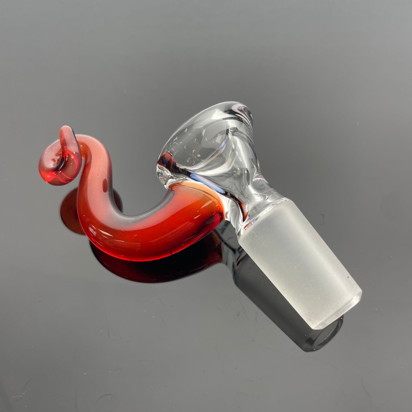 Discobox Clear Bowl w/ Horn 14mm 1 Hole