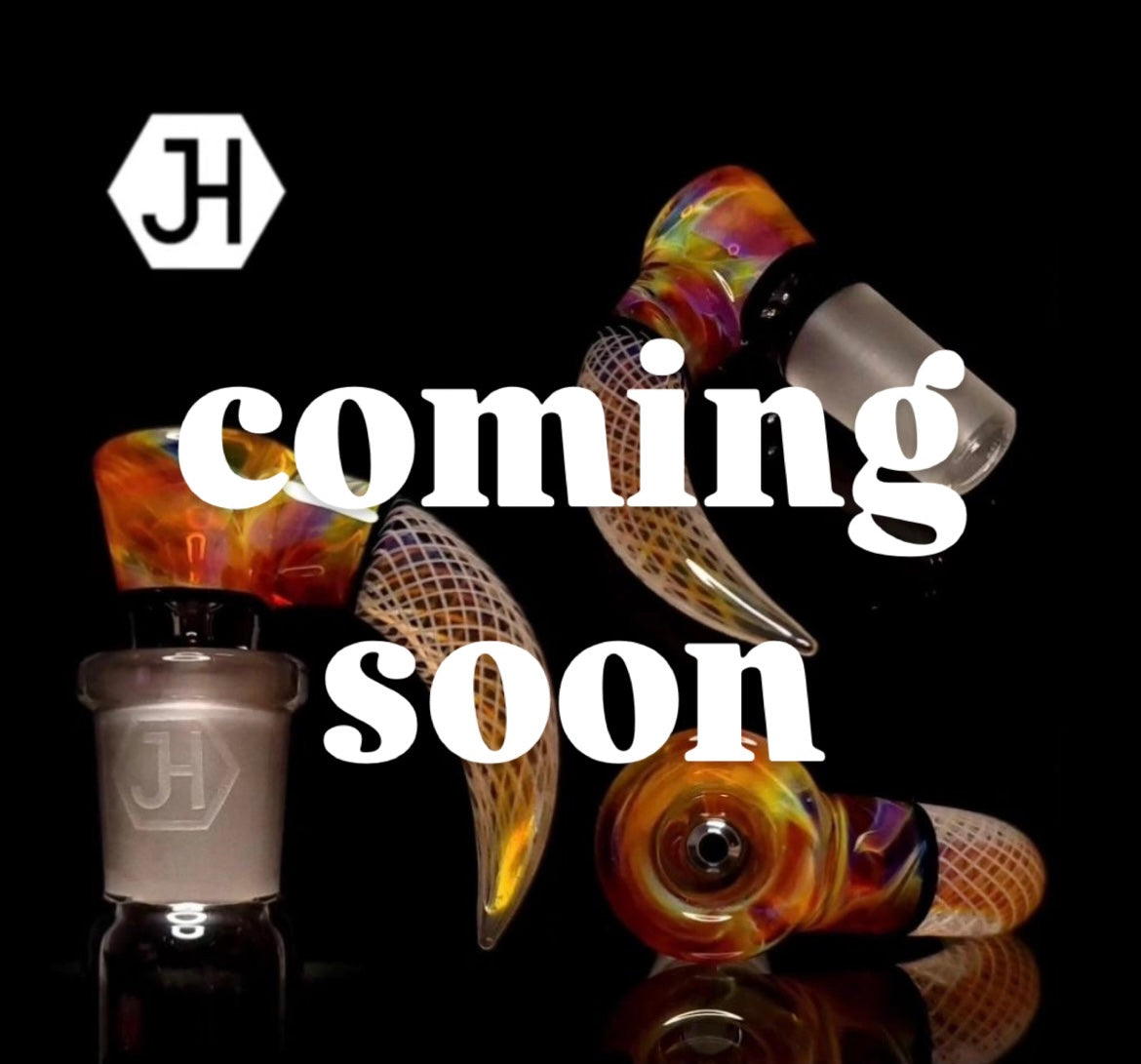 Jhoney 14mm Retti Bowl w/ Amber Purple, Star White & Black