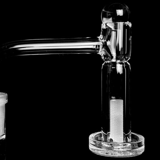 Eternal Quartz Terpguard Slurper - Herb Mandala w/ Lattice Pillar