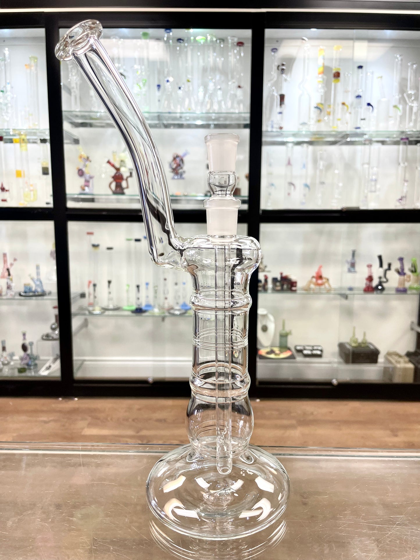 Mastah Glass Clear 18mm Bubbler w/ Removable Stem