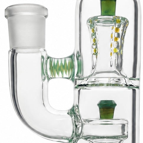 Jamms Full Accent Double Diamond Tube w/ 2 Colour Bands & Restriction - Green Energy