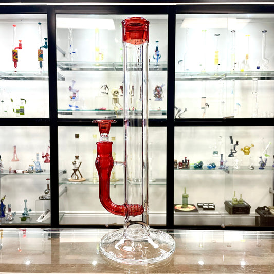 Philip Legge Medium Stemline w/ Colour Accents - Red Elvis