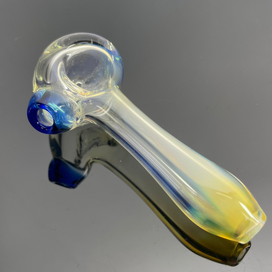 Shine Fumed Glass Hand Pipe - Various Colours