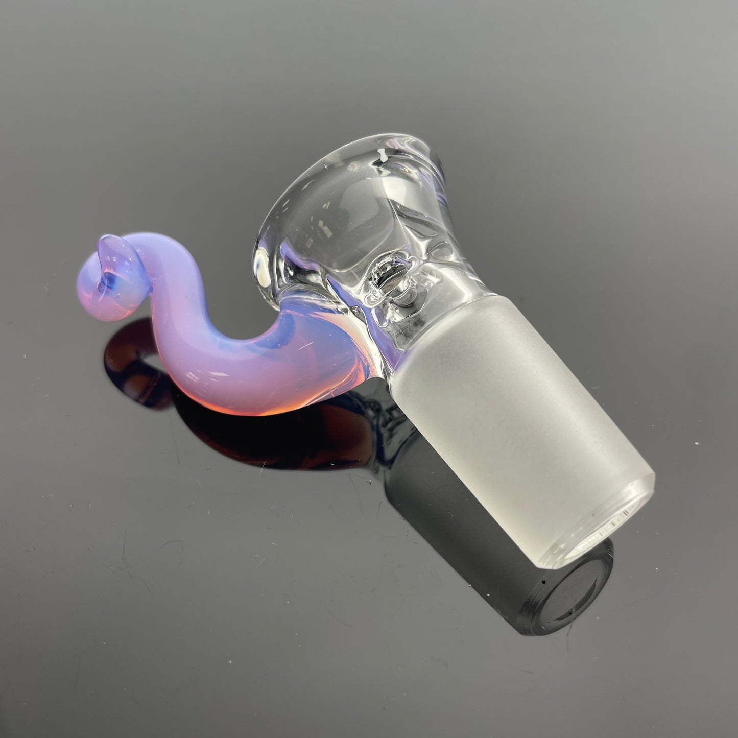 Discobox Clear Bowl w/ Horn 18mm 4 Hole