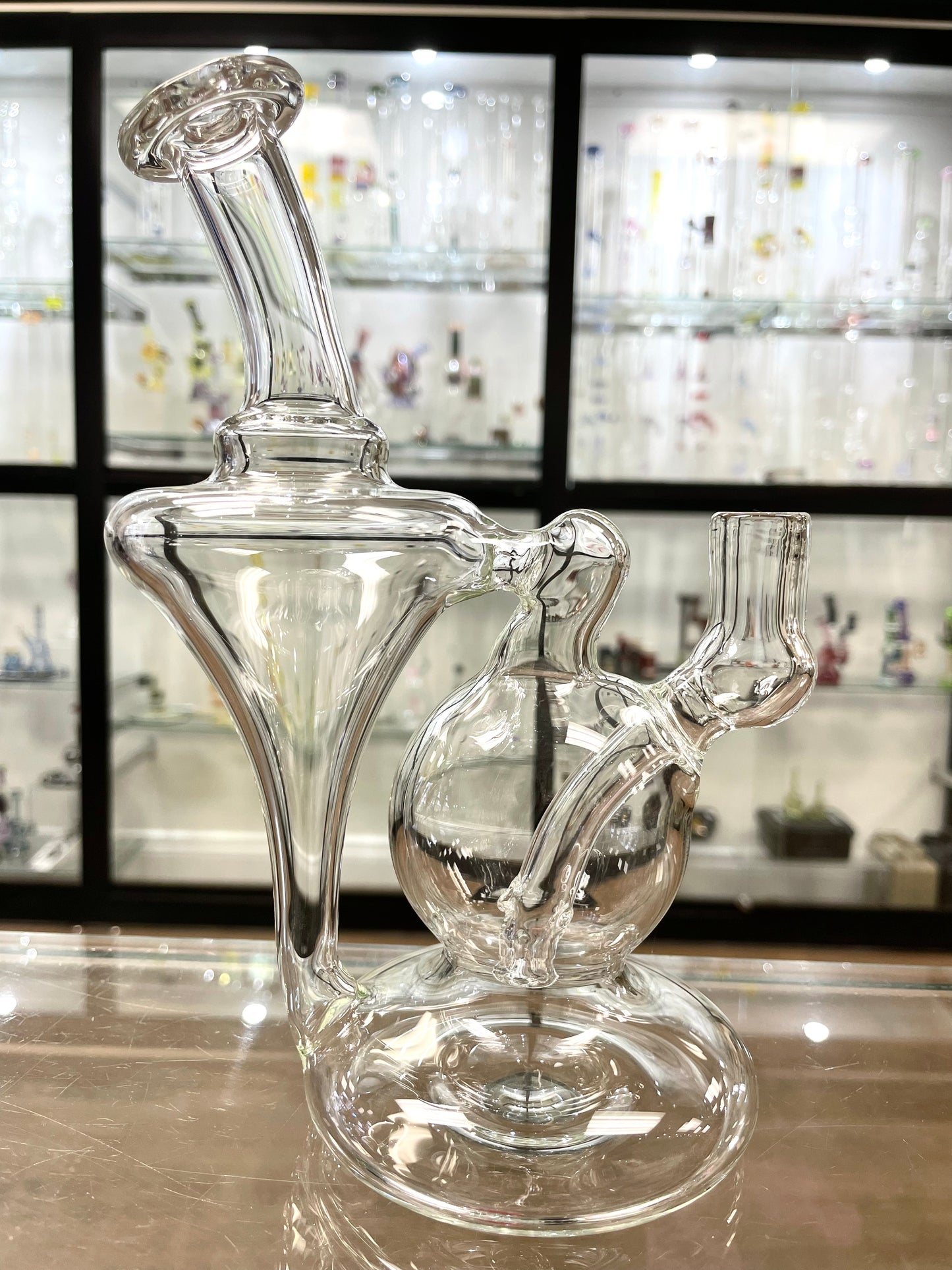 Mastah Glass 14mm Clear Recycler