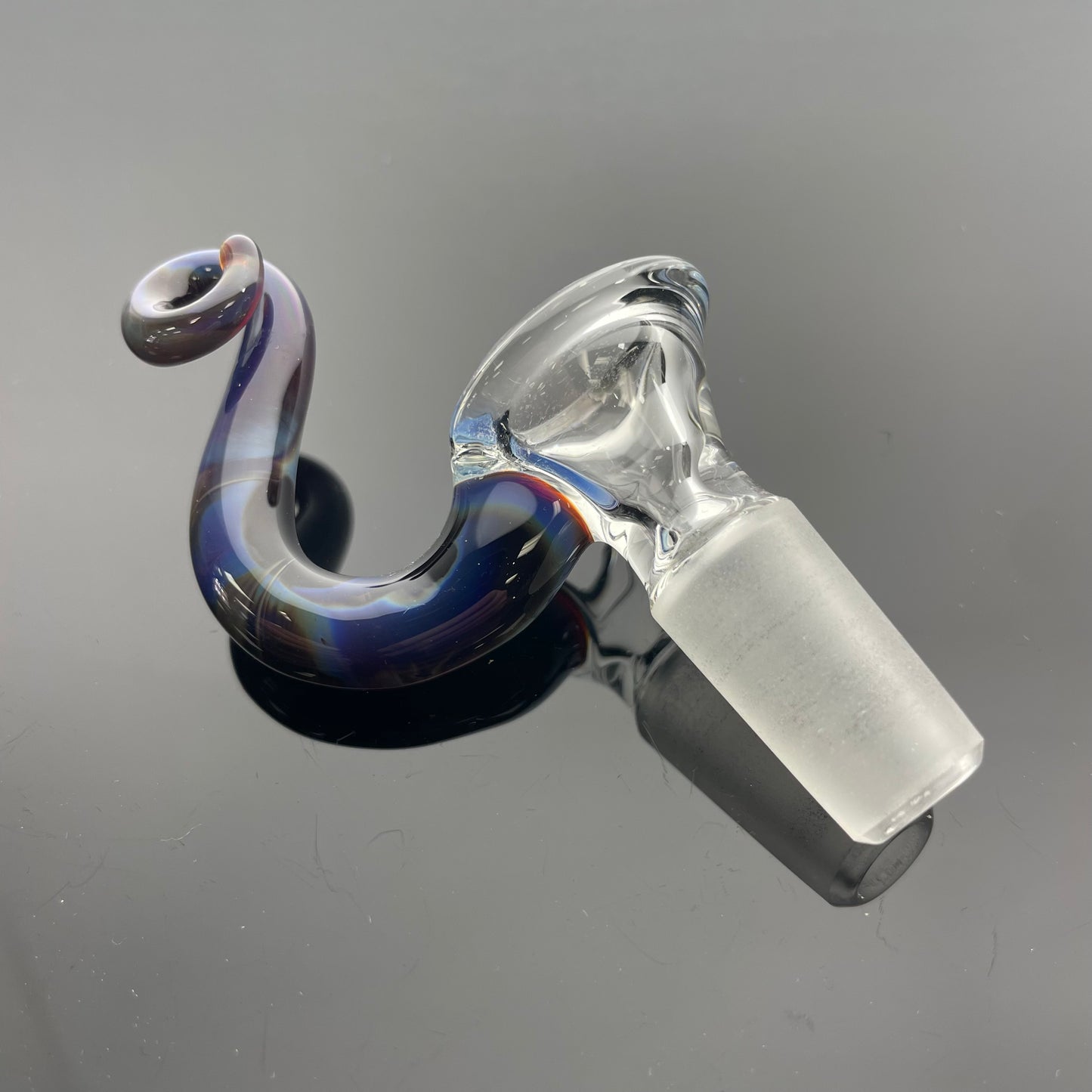 Discobox Clear Bowl w/ Horn 14mm 1 Hole