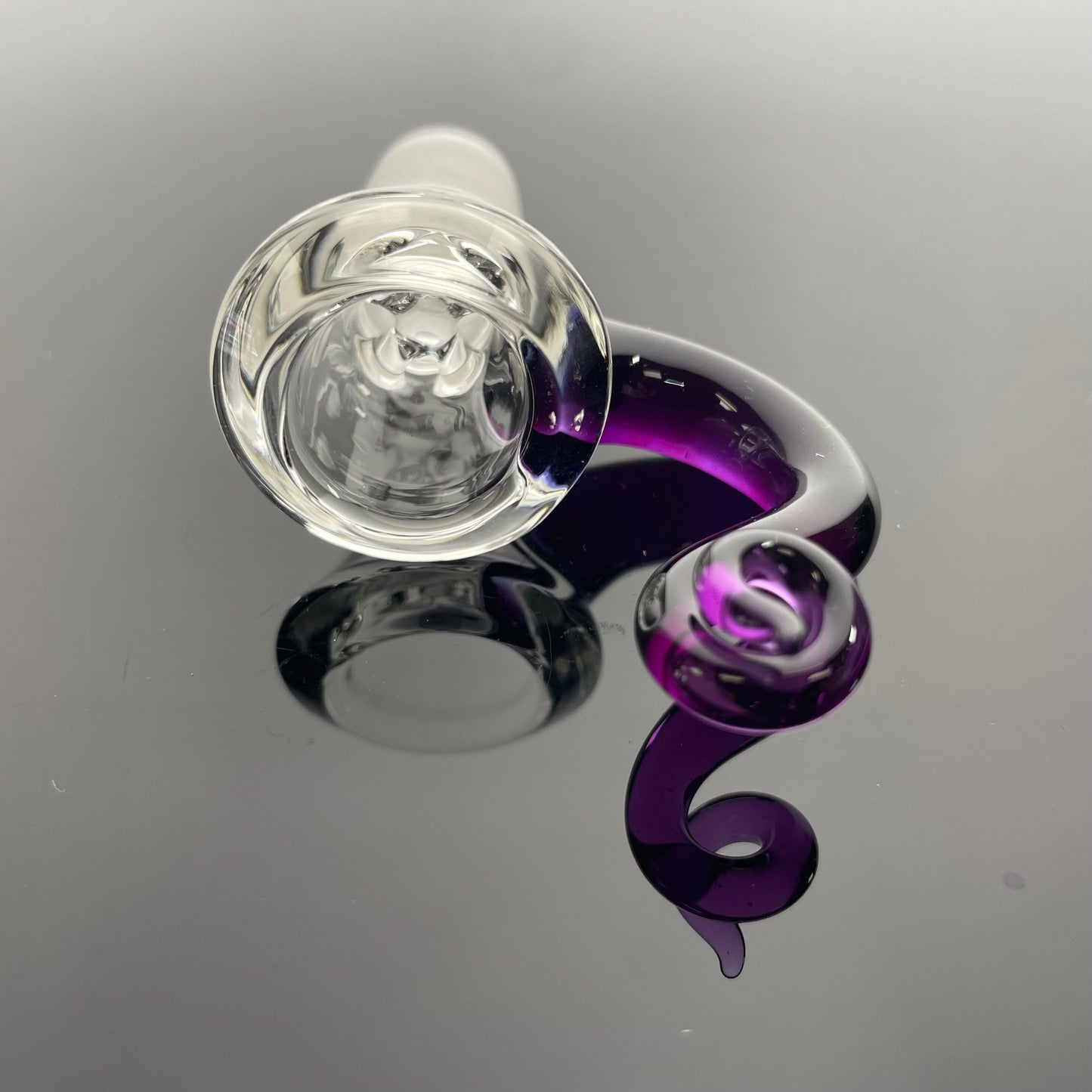 Discobox Clear Bowl w/ Horn 18mm 4 Hole