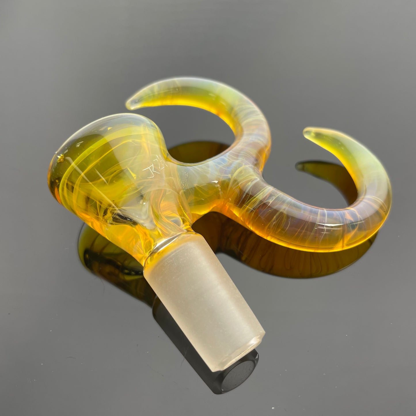 Gump Glass Bowl 2 Horn 14mm 1 Hole