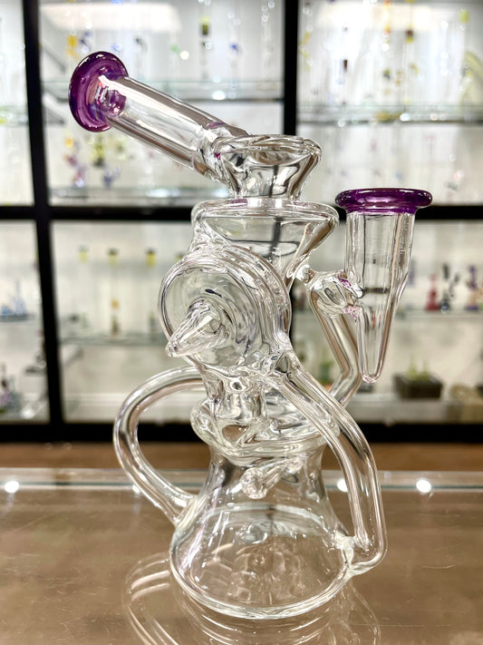 Mimzy Side Scroller Recycler w/ Colour Accents - 14mm