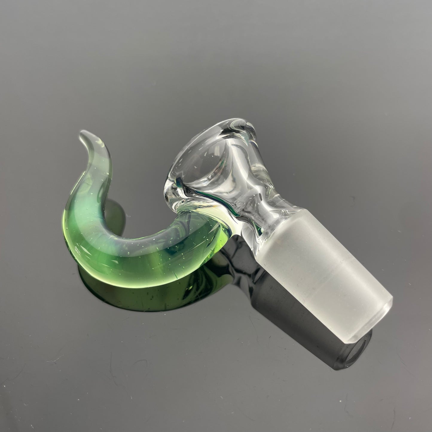 Discobox Clear Bowl w/ Horn 14mm 1 Hole