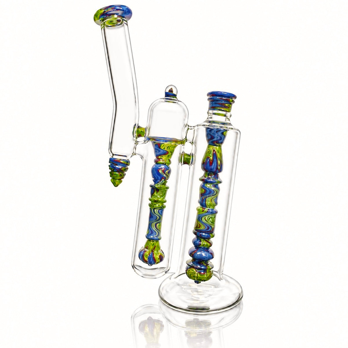 Blazed Worked Double Bubbler - Creepy Crawlers