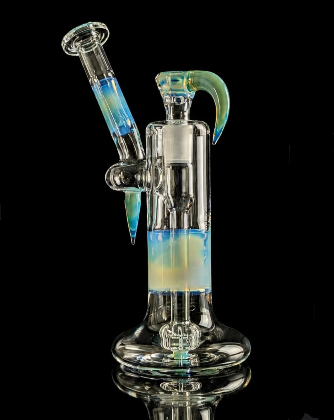 Green Belt Colour Accented Single Bubbler 18mm - Aquamania